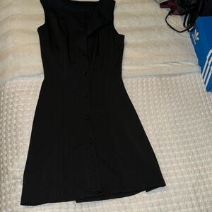 Mini black dress